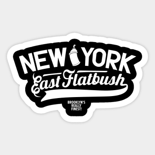 Exploring East Flatbush: A Graffiti-Inspired Homage to Brooklyn Sticker